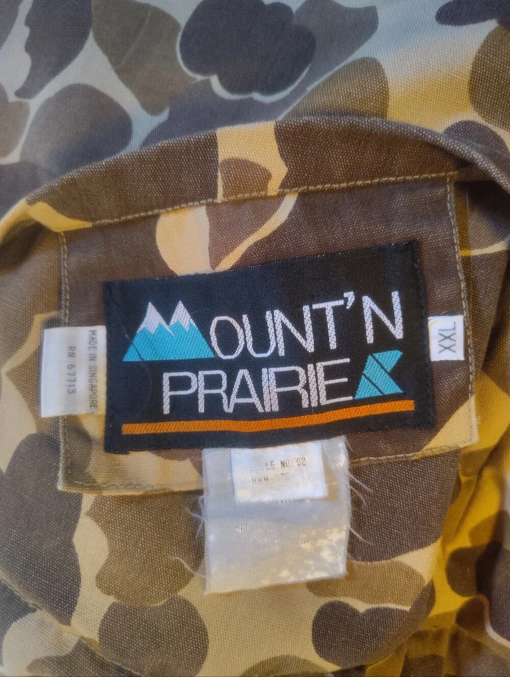 Mount'n Prairie Reversible Camo / Blaze Orange InsulatedHunting Vest Size XXL